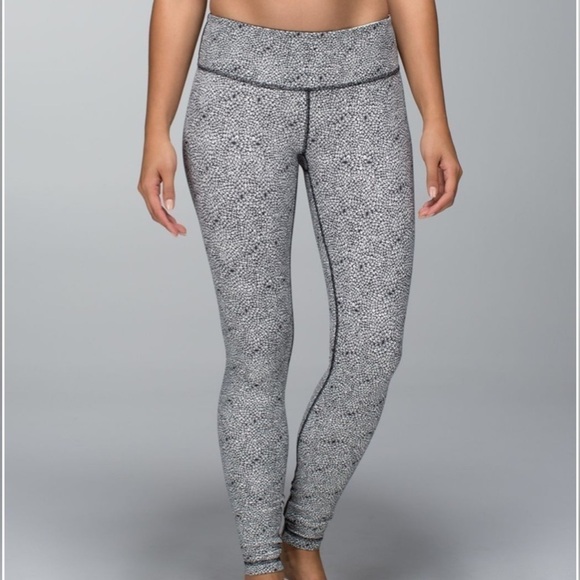 Lululemon Wunder Under Pant Plush Petal Deep Coal Ghost Size 2 - Picture 1 of 9
